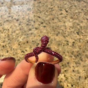 Swarovski Crystal Snake Ring